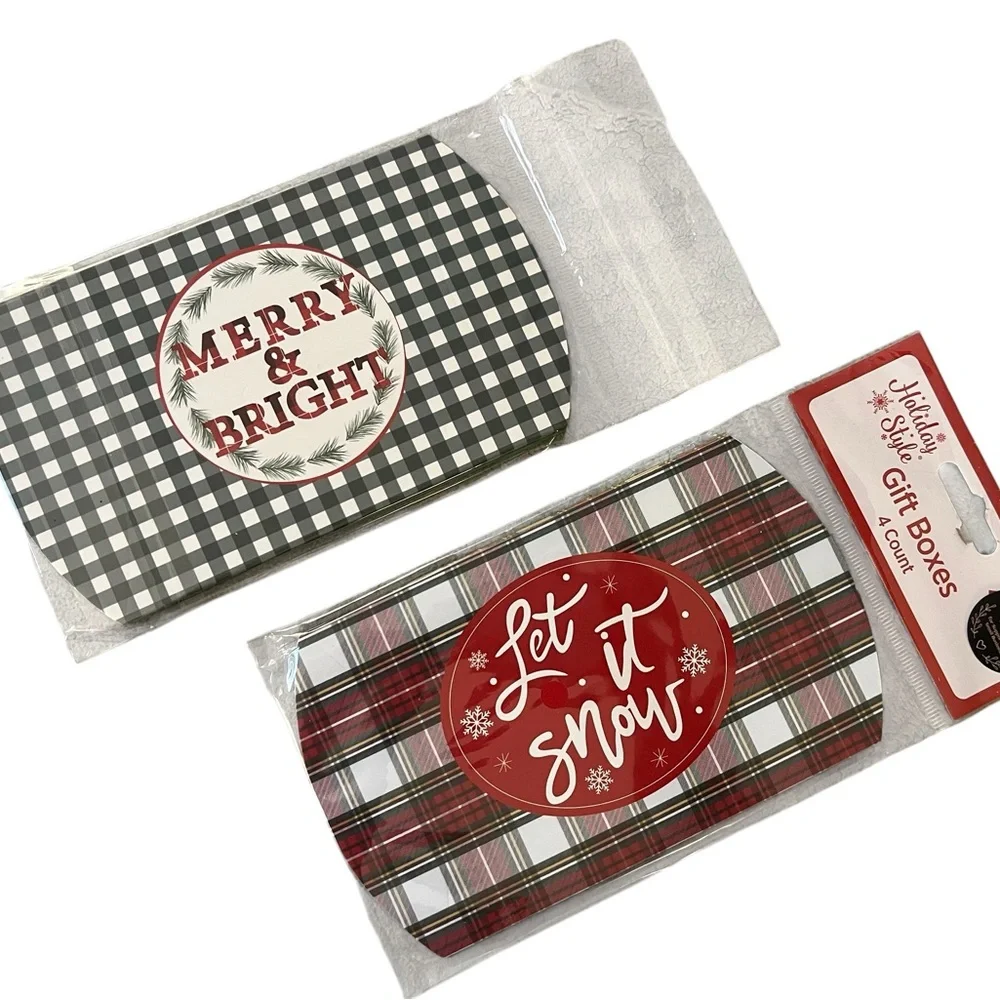 Small Festive Gift Boxes and Tags